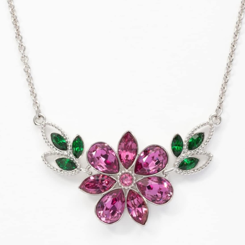 Touchstone Crystal by Swarovski GARDEN PARTY necklace Superb Sparkle BNIB